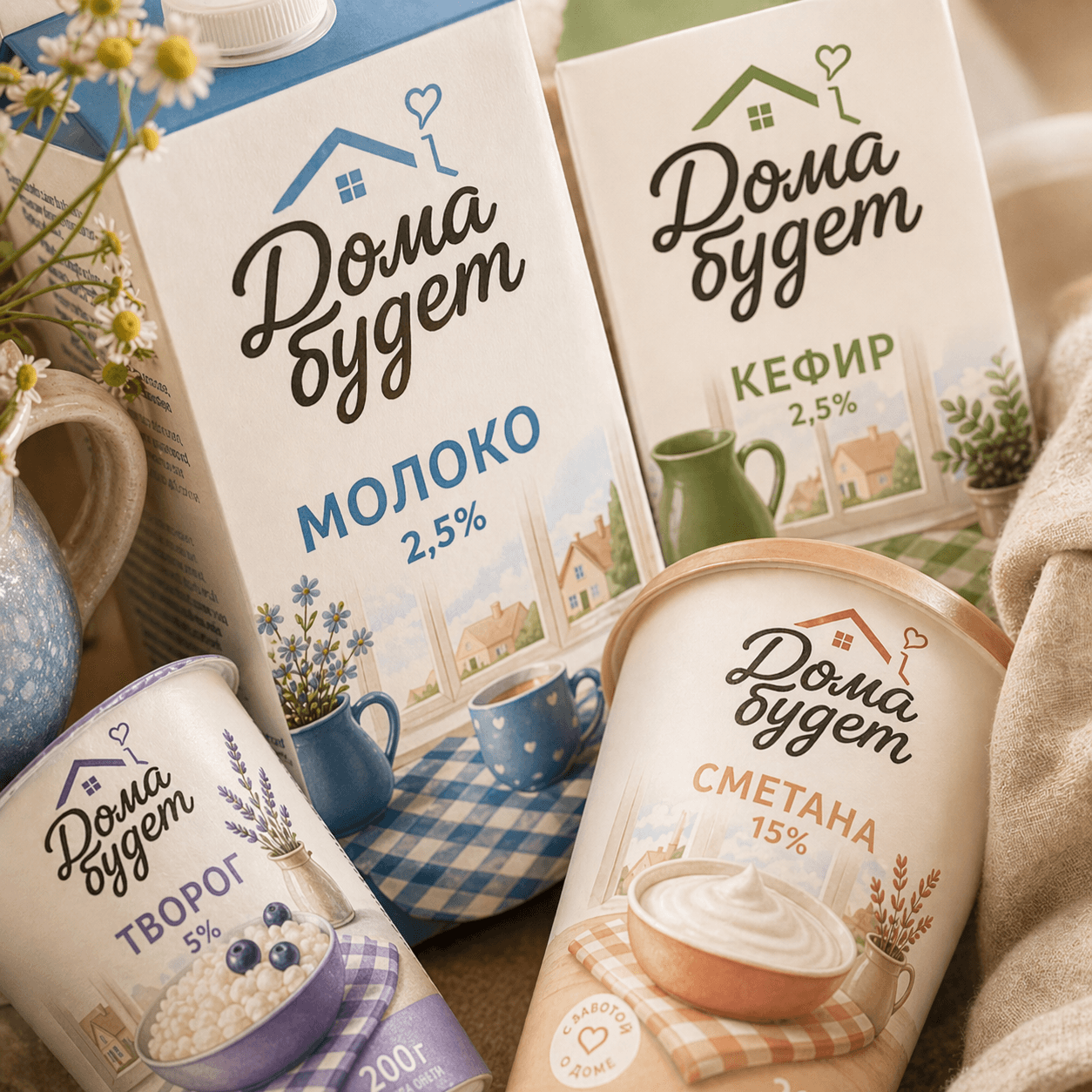 Дома будет