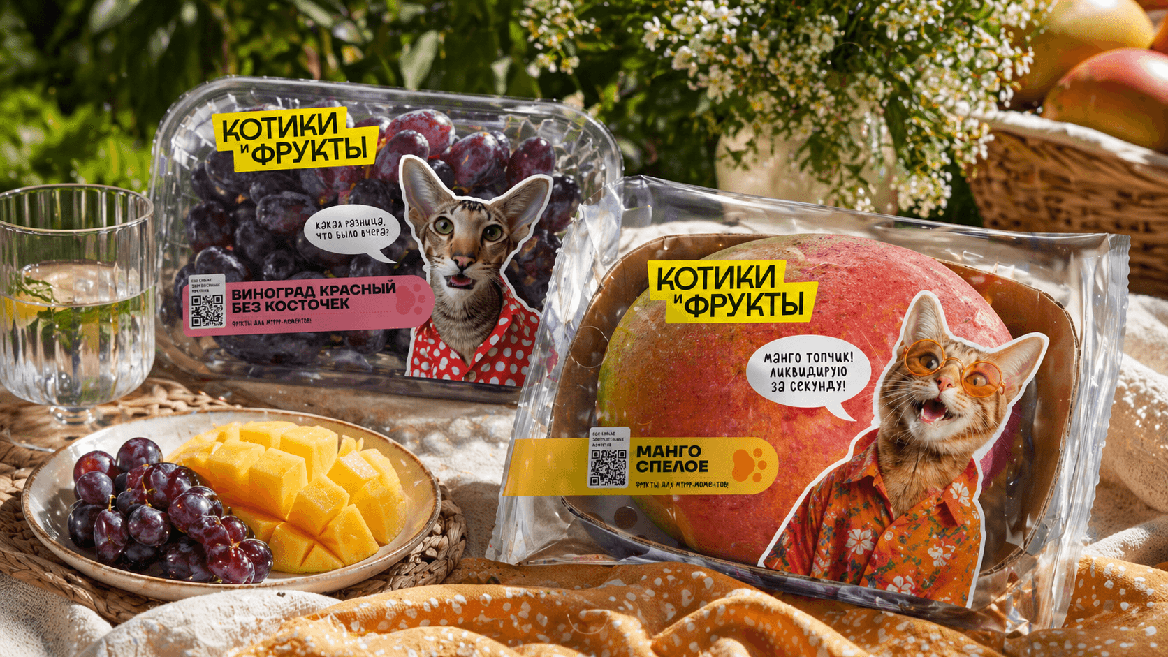 Котики и Фрукты